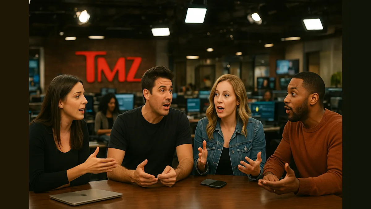 Step Inside the TMZ Newsroom: Catch the Drama Live!