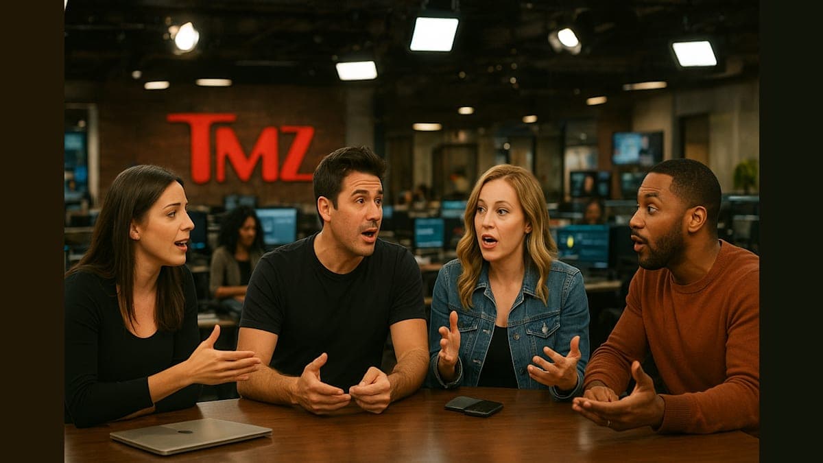 Step Inside the TMZ Newsroom: Catch the Drama Live!
