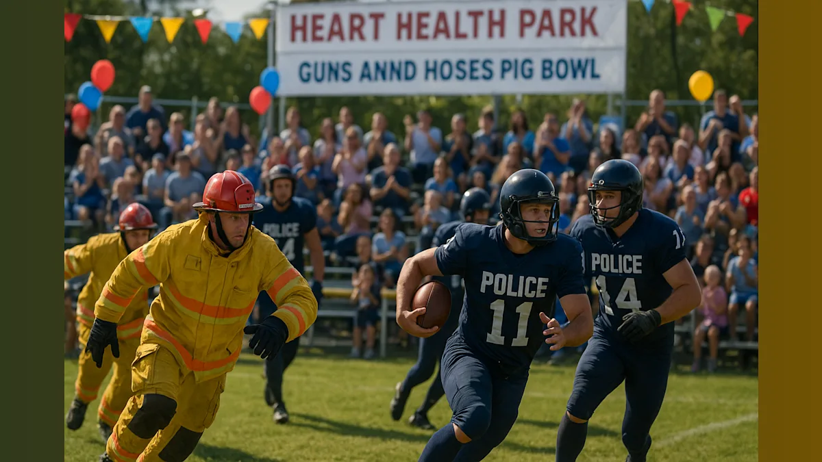 Tackling Charity: The 52nd Annual Guns and Hoses Pig Bowl Takes Center Field!