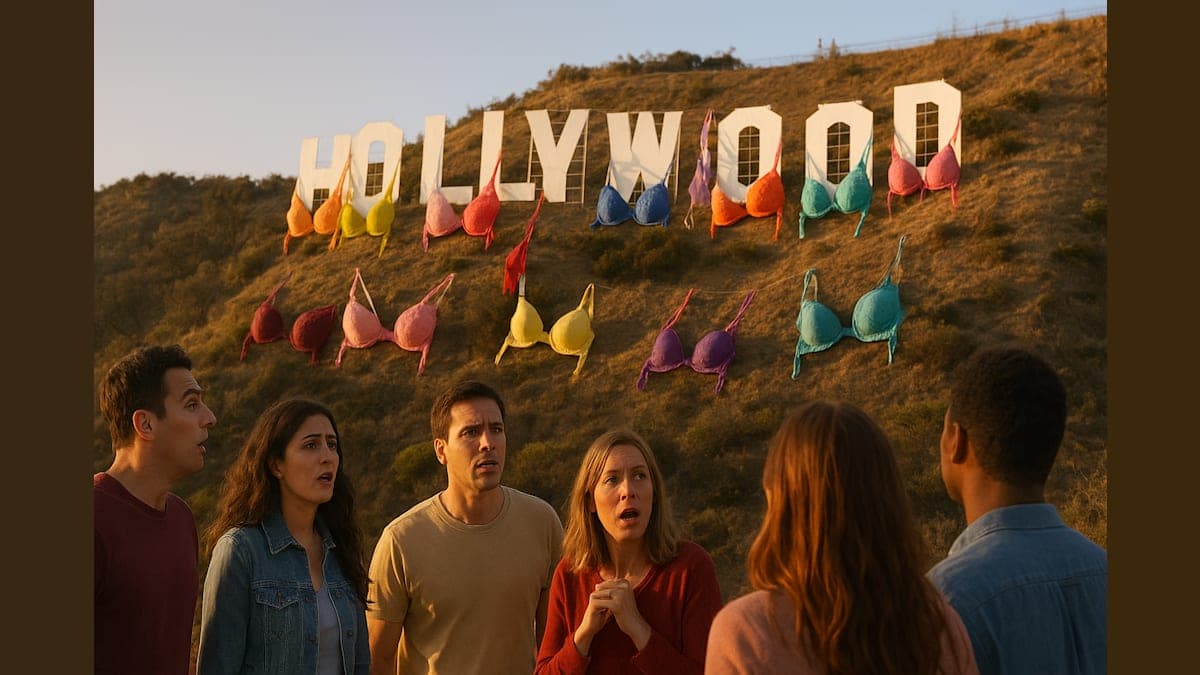 Brassieres on the Hollywood Sign: Is There a Double Standard for Celebrity Stunts?