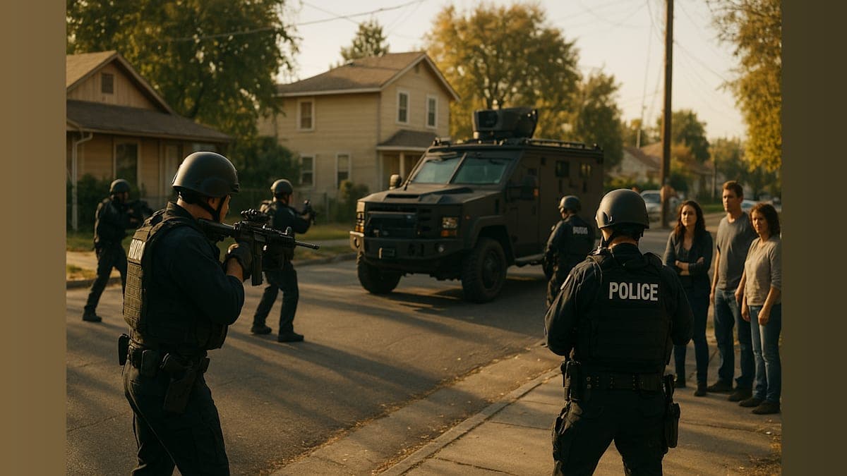 High Tensions: Sacramento Police Respond to Armed Suspect Barricaded in Home