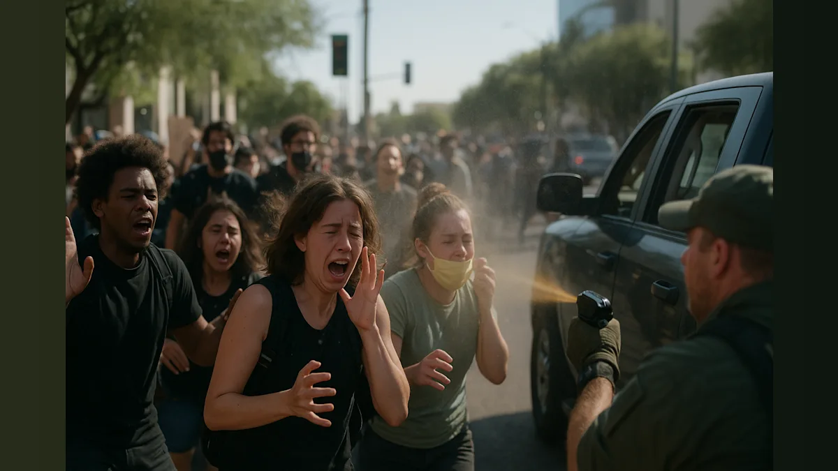 Pepper-Spray Patriots: When Federal Agents Bring the Heat to a Peaceful Protest