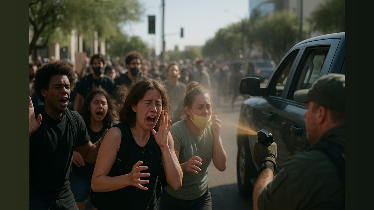 Pepper-Spray Patriots: When Federal Agents Bring the Heat to a Peaceful Protest