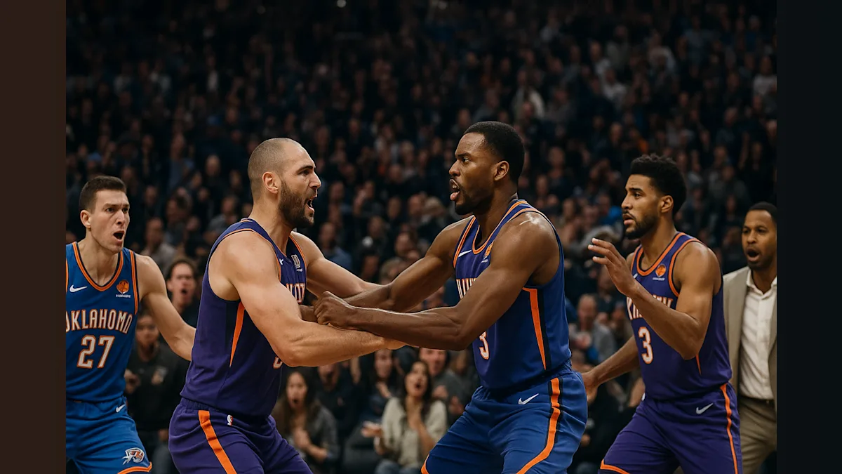 When Basketball Turns into a Brawl: Thunder and Suns Spar it Out!