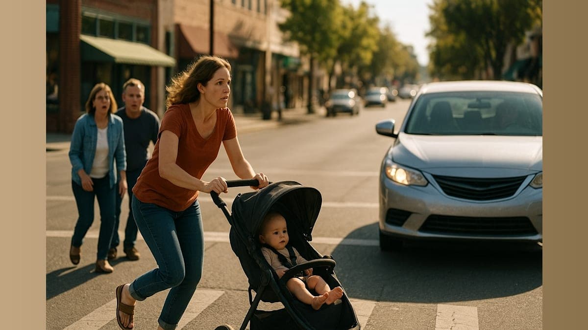 Sunshine Turns to Trouble: Auburn Woman and Baby Hospitalized After Street Accident