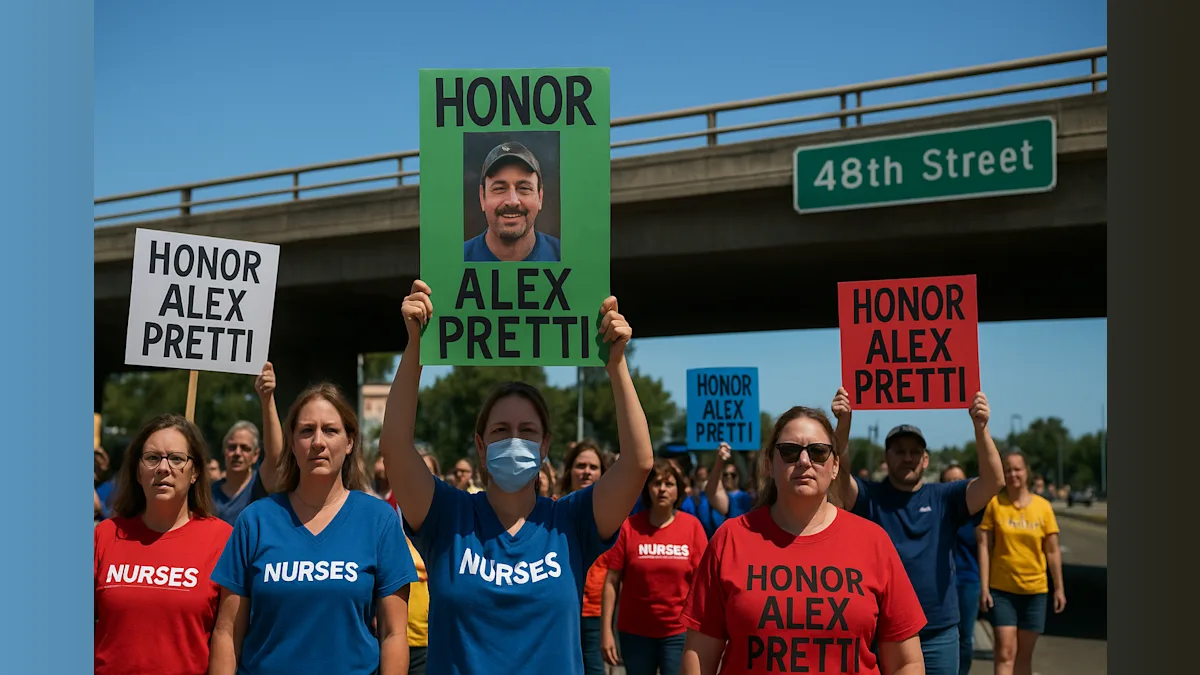 Nurses Unite: Sacramento Protest Honors a Fallen Colleague in a Nationwide Call for Justice