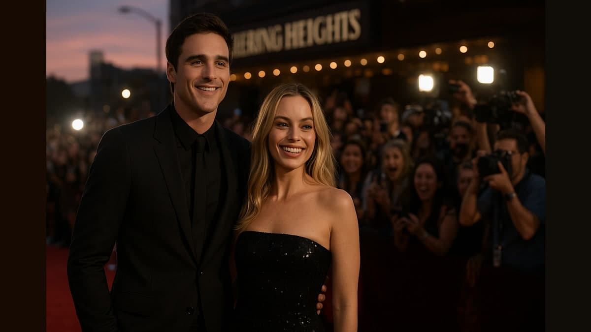 Red Carpet Royalty: Jacob Elordi and Margot Robbie Dazzle at "Wuthering Heights" Premiere!