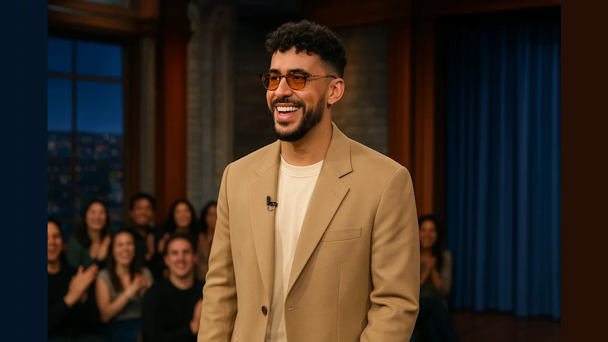 Bad Bunny Drops Insightful Five-Word Future Prediction on Colbert!