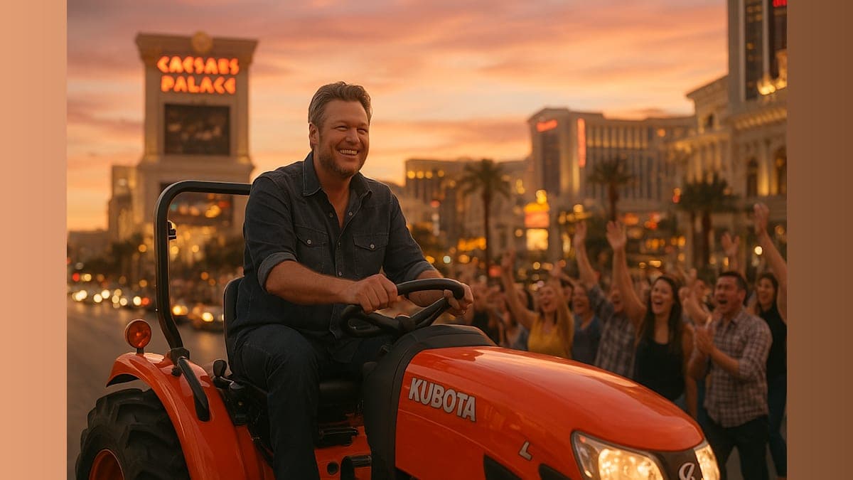 Blake Shelton's Tractor Tour: New Vegas Shows and a Wild Announcement