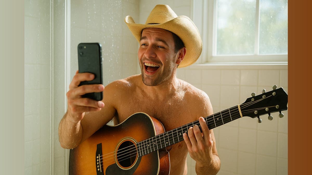 Brett Young's Shower Cover: A Steamy Mix of Fun and Missed References!