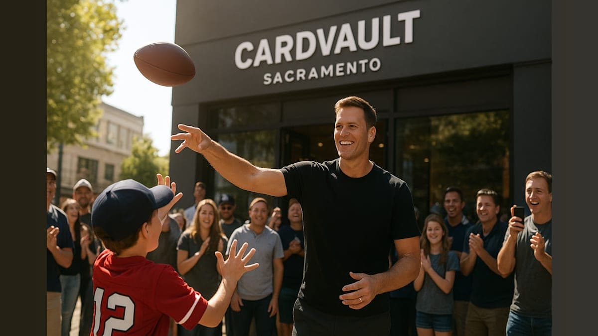 Tom Brady Touchdowns in Sacramento: Catch Him at CardVault!