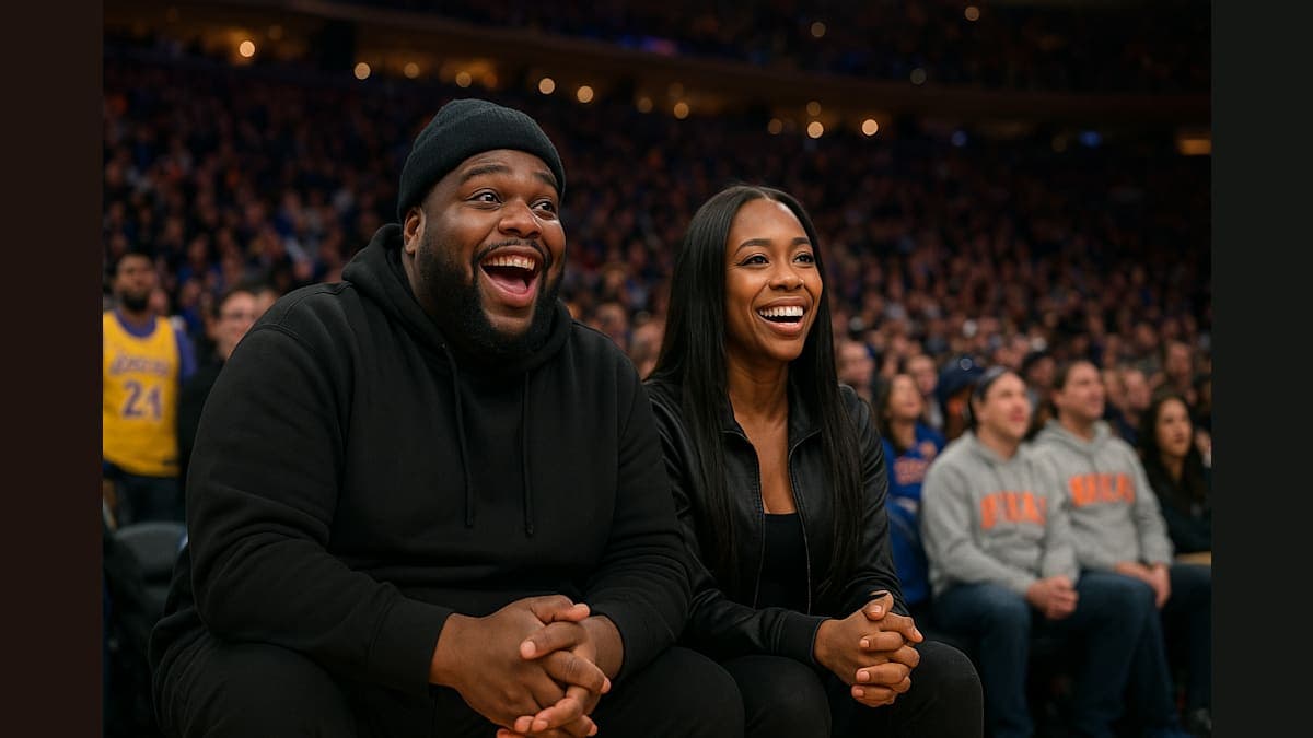 Druski Dazzles at MSG: Game Day Secrets with Sky Bri!