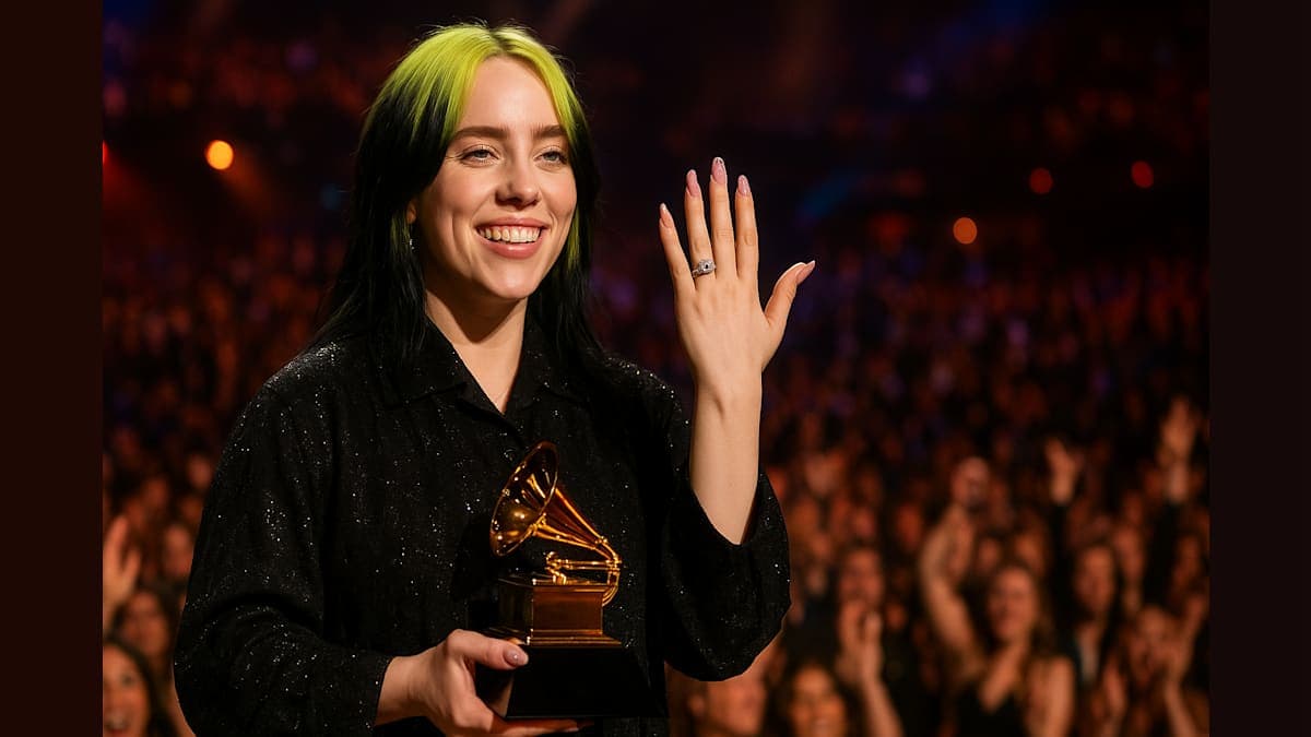 Billie Eilish Shines Bright at the Grammys—Is That an Engagement Ring?