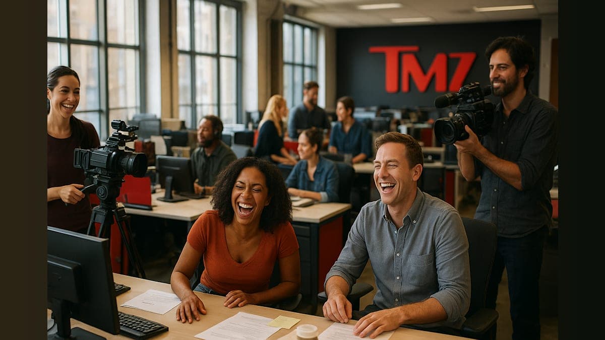 Inside TMZ’s Newsroom: Where Chaos Meets Live Streaming Fun!