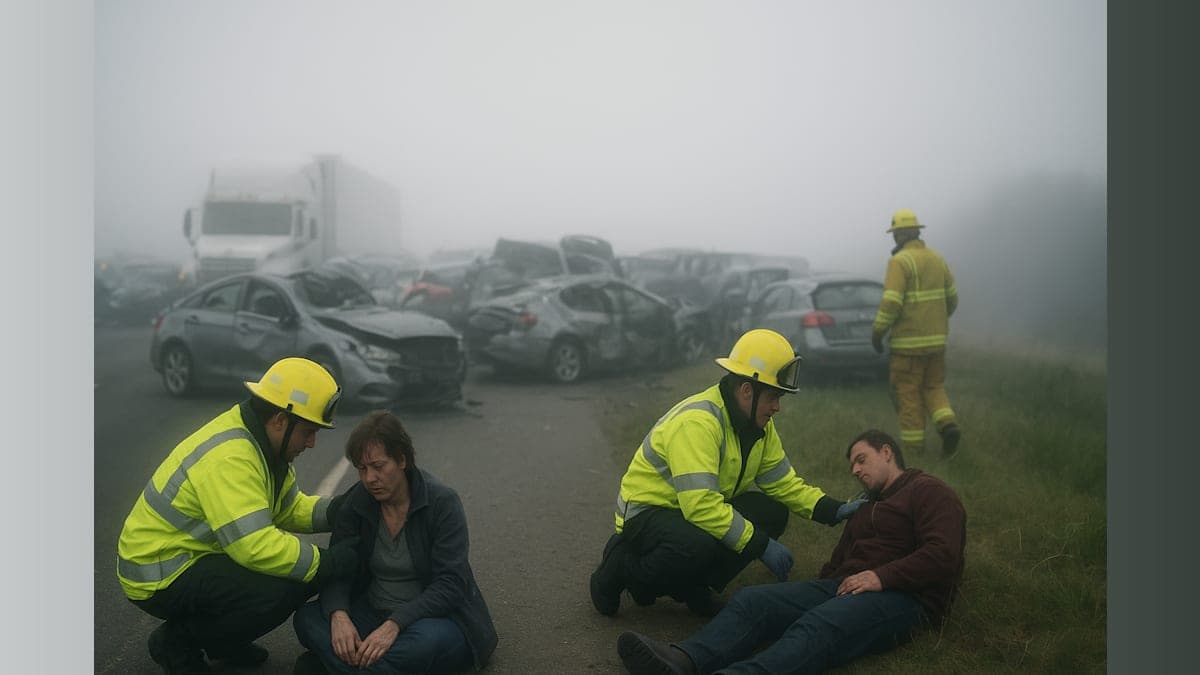 Fog and Fenders: The 59-Car Pileup That Shook Highway 99