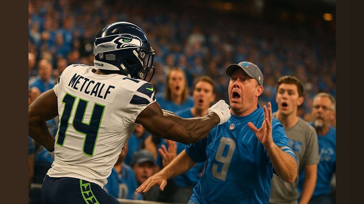 Lions Fan Sues DK Metcalf for $100 Million After Sideline Brawl - What Could Go Wrong?