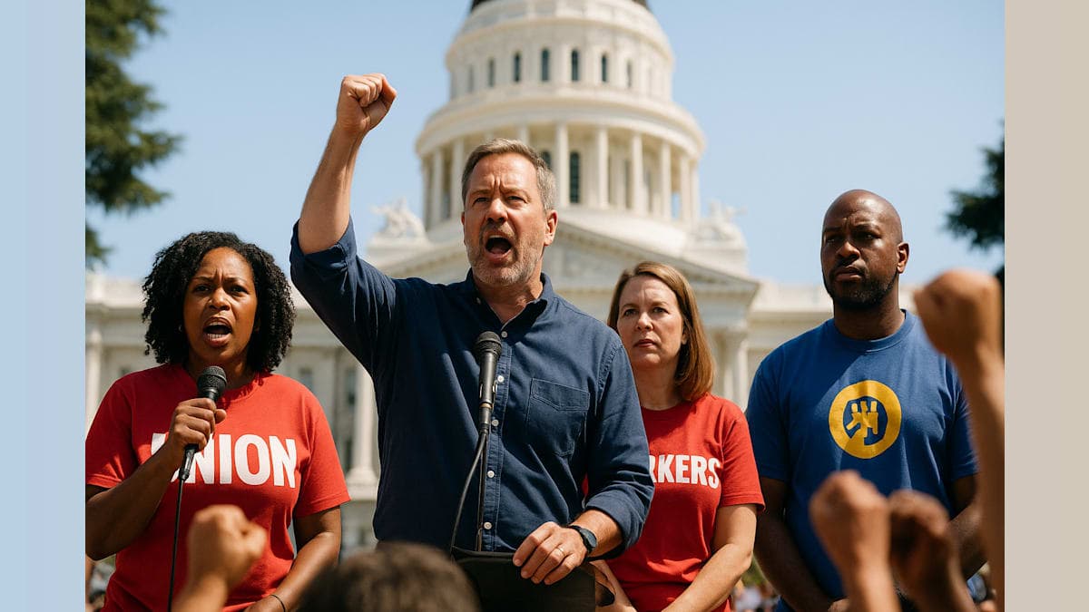 Labor Leaders Sound the Alarm: Is Newsom Ignoring Workers for Tech Giants?