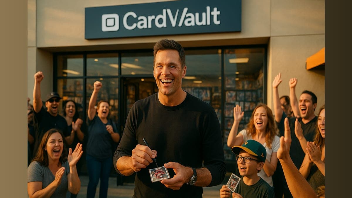 Touchdown: Tom Brady Opens the CardVault, Making Collecting Cool Again!