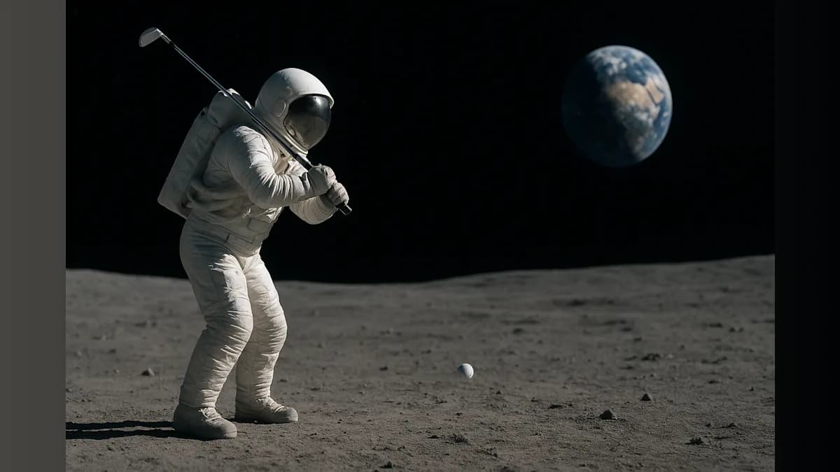 From Moonwalks to Golf Swings: Alan Shepard’s Out-of-This-World Tee-Off!