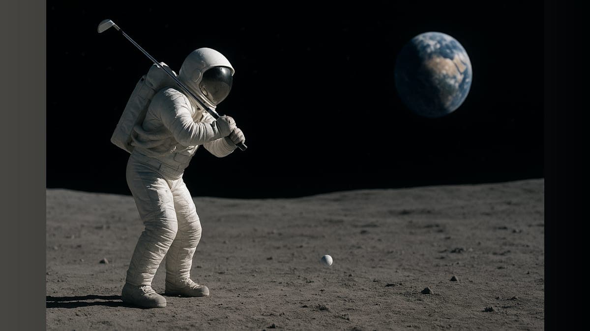 From Moonwalks to Golf Swings: Alan Shepard’s Out-of-This-World Tee-Off!