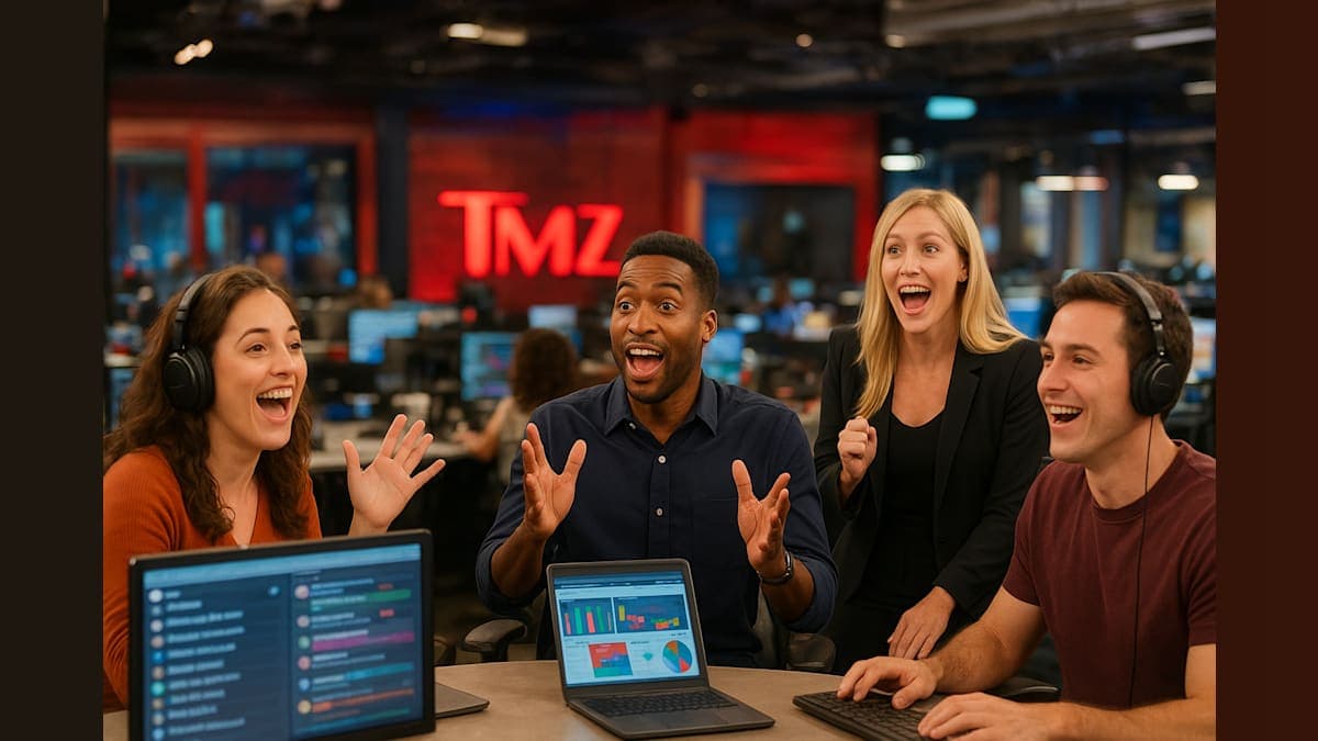 Step Inside the TMZ Newsroom: Where Breaking News Meets Behind-the-Scenes Drama!