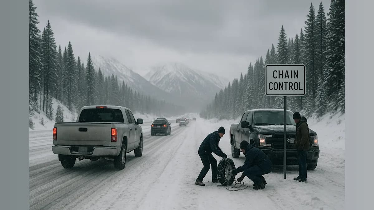 Snow, Chains, and Crashes: What’s Happening on I-80?