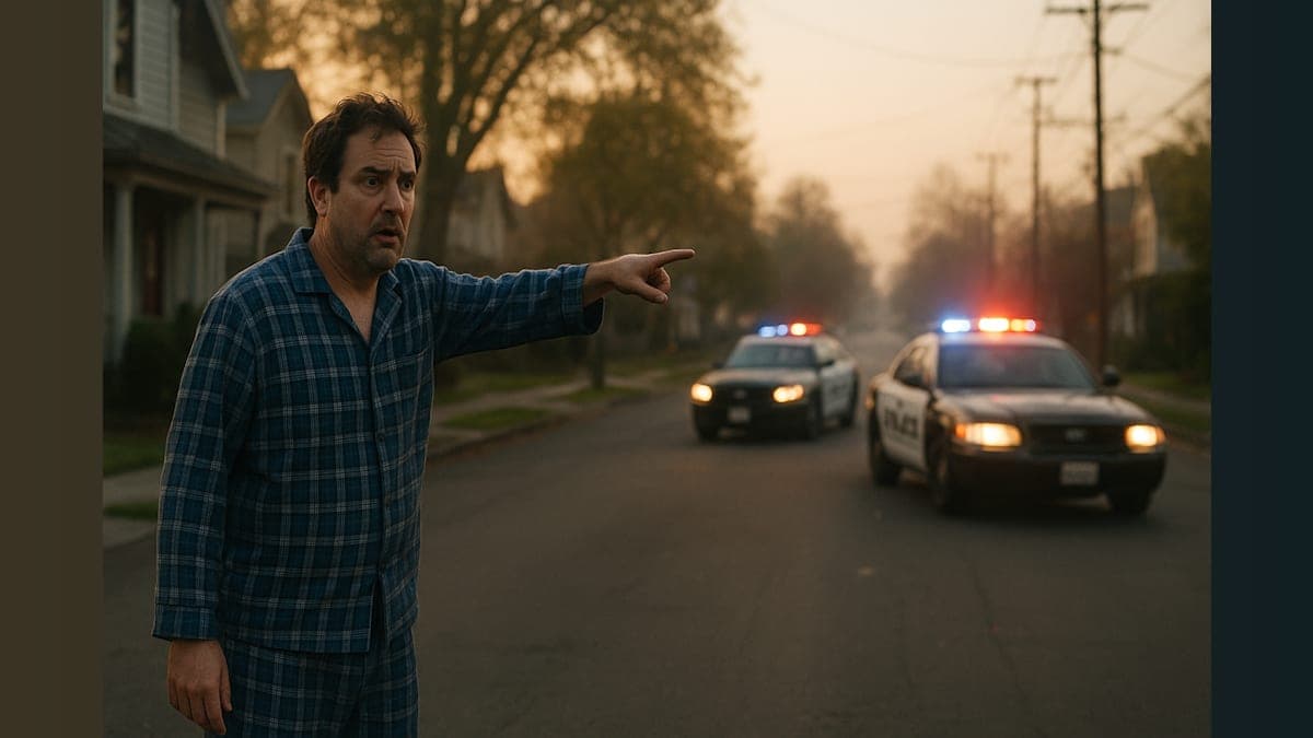 Neighborhood Vigilante Saves the Day: A Late Night Mail Thief Drama Unfolds!