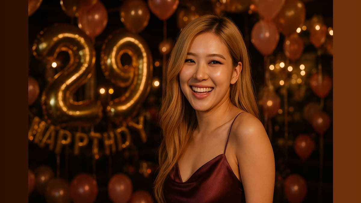 Raise a Glass: Rosé's Stunning 29th Birthday Showdown!