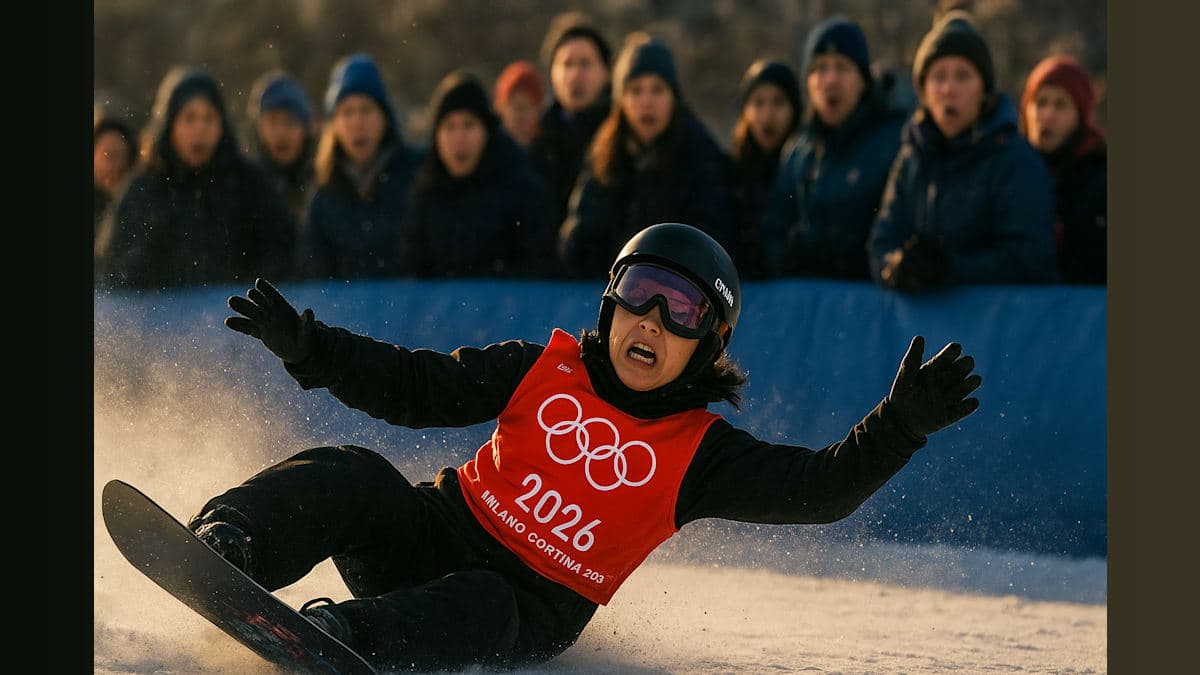 When the Slopes Get Serious: Liu Jiayu's Olympic Crash Catches Everyone by Surprise