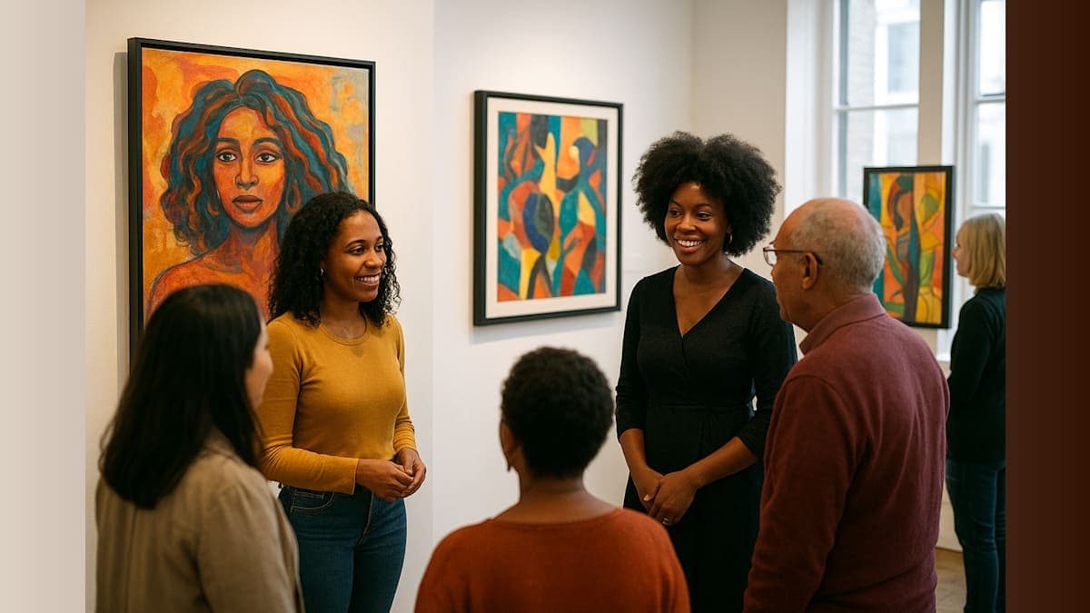 Local Voices, Vibrant Visions: Celebrating Black Artists at Gallery 1075