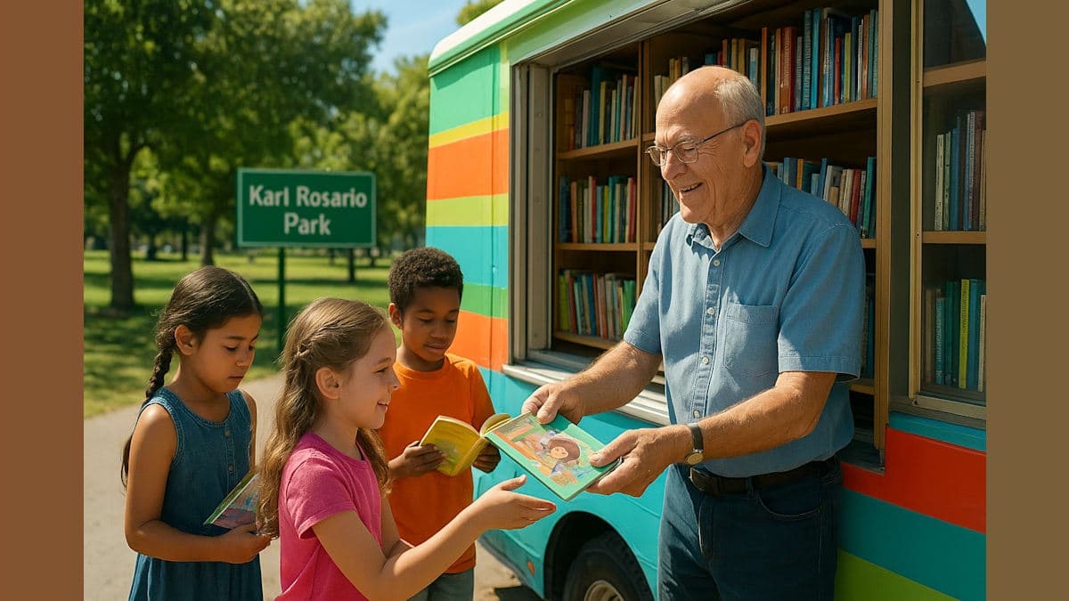 Books on Wheels: How a Retired Teacher is Changing Lives in North Highlands