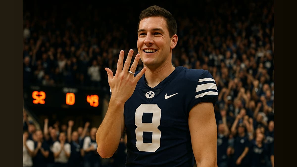 From Engagement Joy to Legal Woe: The Shocking Twist in BYU Receiver Parker Kingston's Life