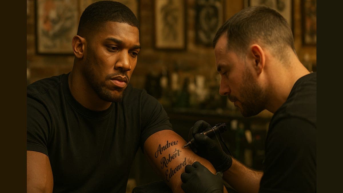 Inked in Memory: Anthony Joshua's Heartfelt Tribute to Lost Friends