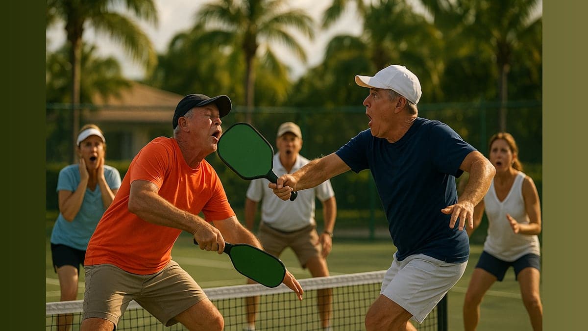 When Pickleball Gets Personal: A Paddle Fight for the Ages!