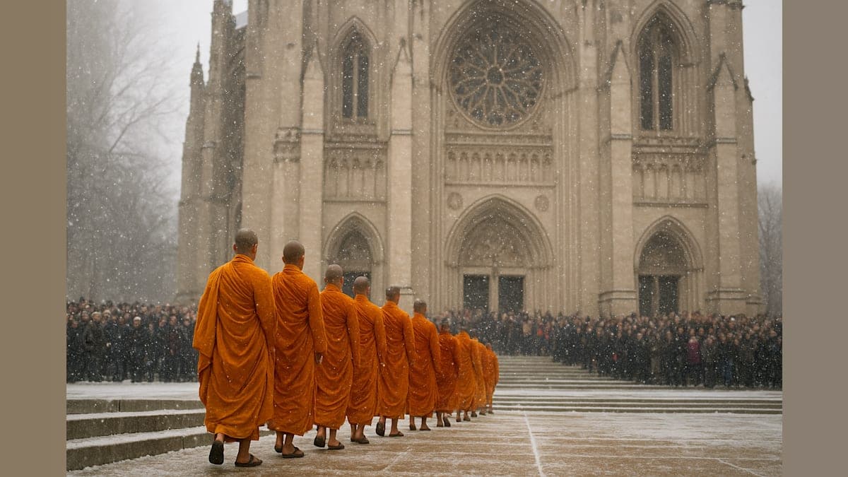 Buddhist Monks Walk 2,300 Miles for Peace—You Won’t Believe What Happened in D.C.!