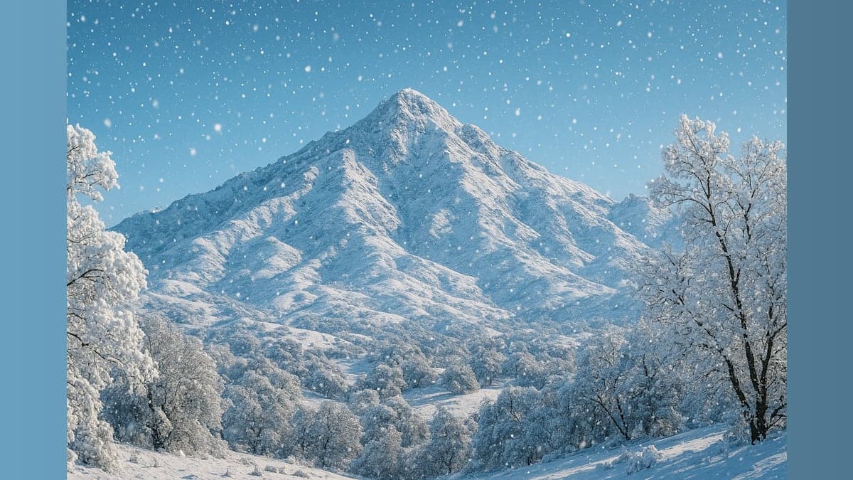 Winter Wonderland Alerts: Snow Hits the Bay Area After Three Years!