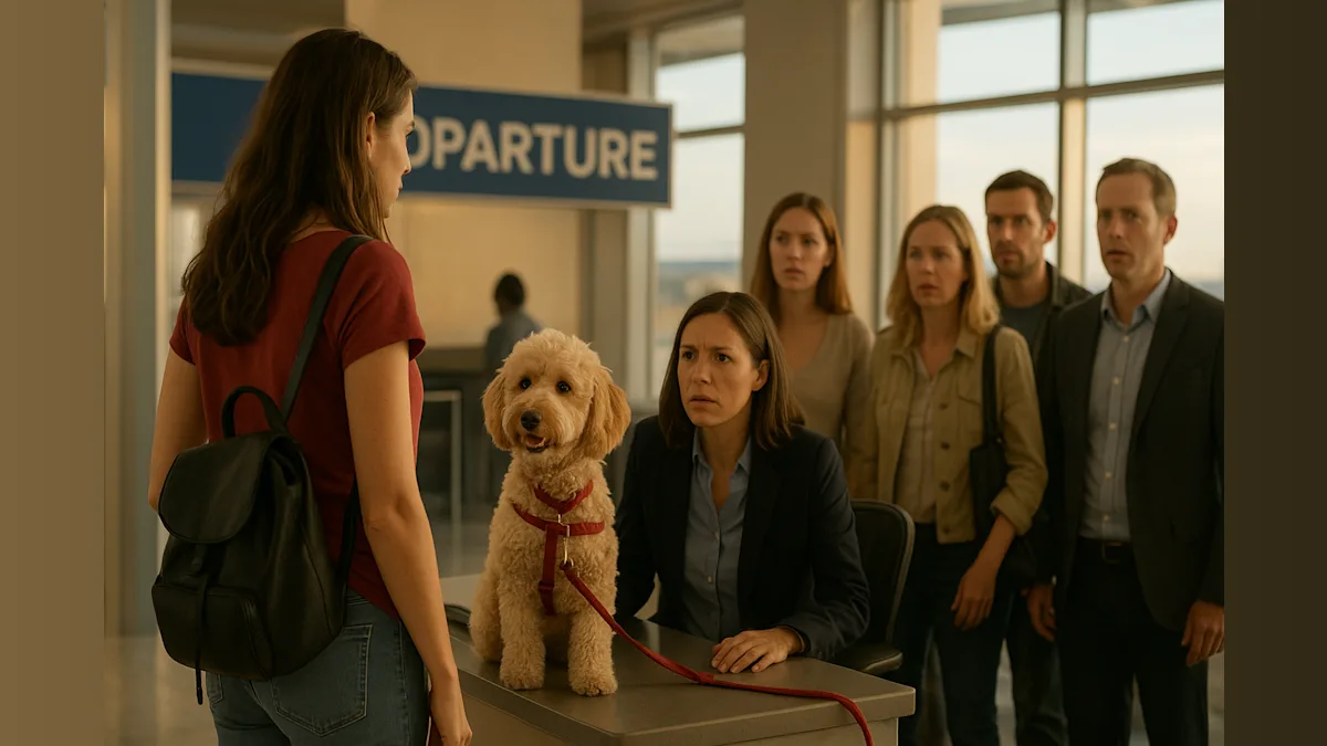 Tied Up in Trouble: Woman Arrested for Abandoning Dog at Airport