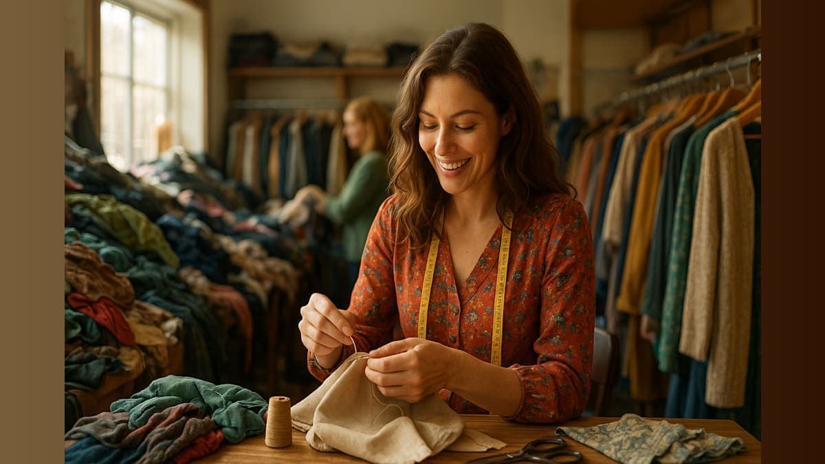 Transforming Trash: How a Fashion Graduate is Rescuing a Thrift Shop from the Trash Heap!