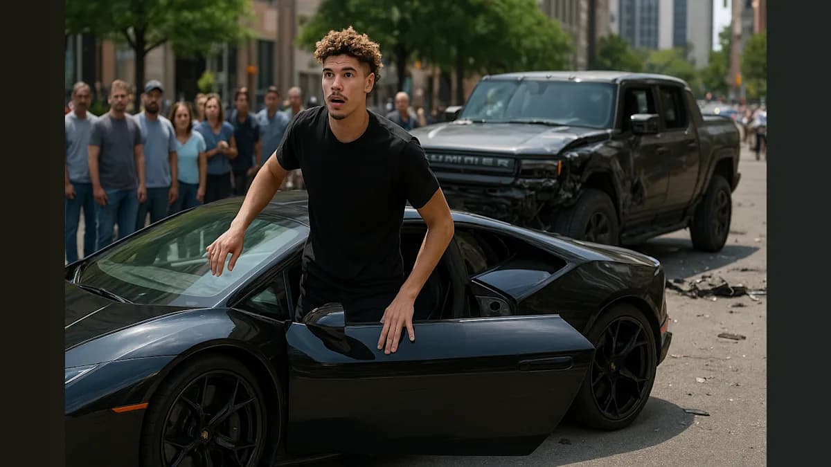 LaMelo Ball's Wild Ride: From Car Crash to Lamborghini in a Flash!