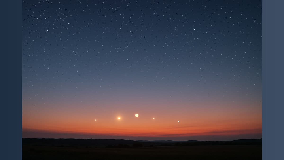 Celestial Showdown: Don't Miss This Rare Planetary Parade!