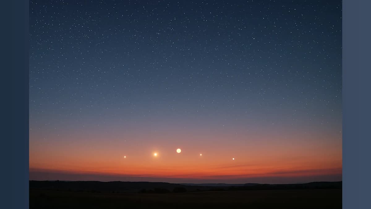 Celestial Showdown: Don't Miss This Rare Planetary Parade!