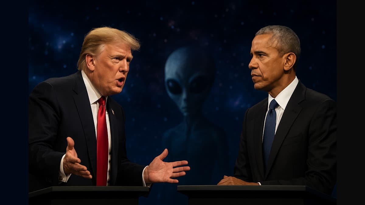 Trump vs. Obama: Is Alien Talk Top Secret?