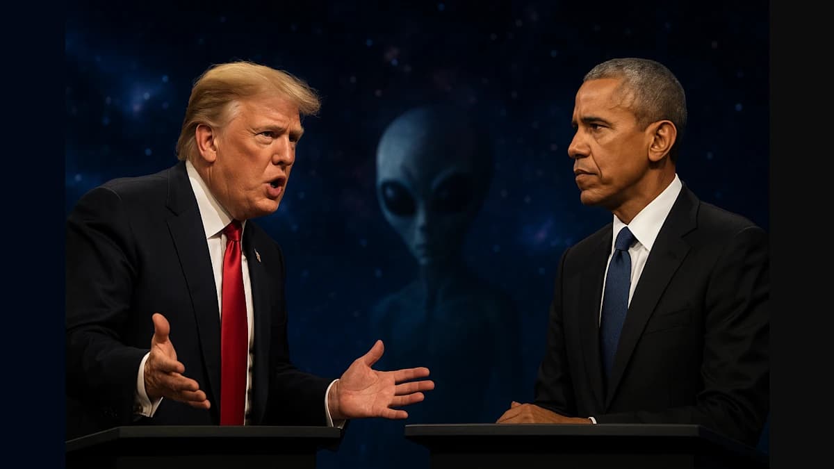 Trump vs. Obama: Is Alien Talk Top Secret?