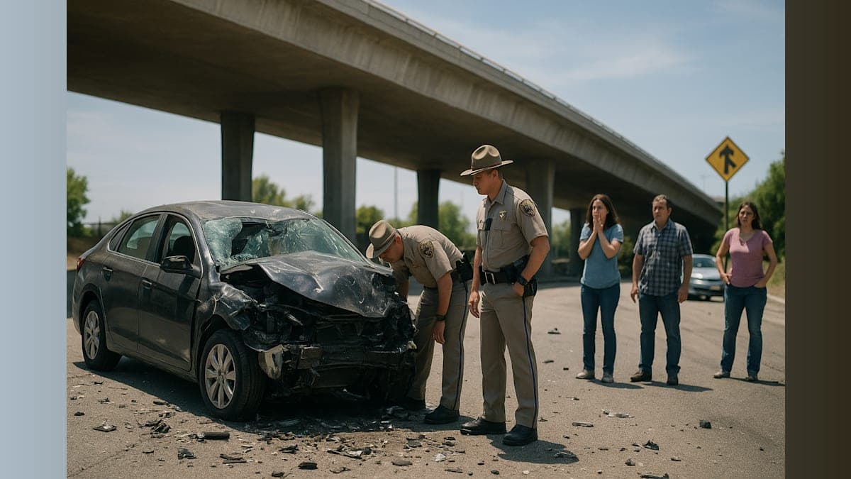 When Cars Take Leaps: Sacramento's Overpass Mishap Shocks Drivers