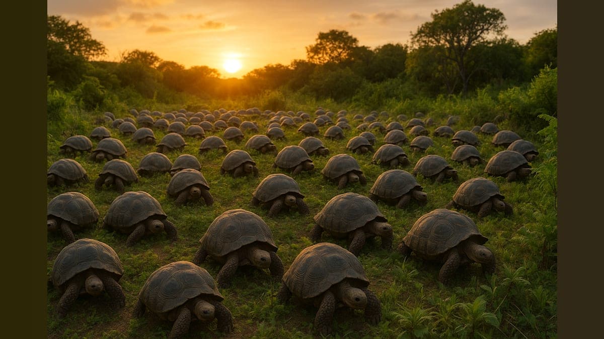 Giant Comeback: Floreana Tortoises Return After 180 Years of Absence!