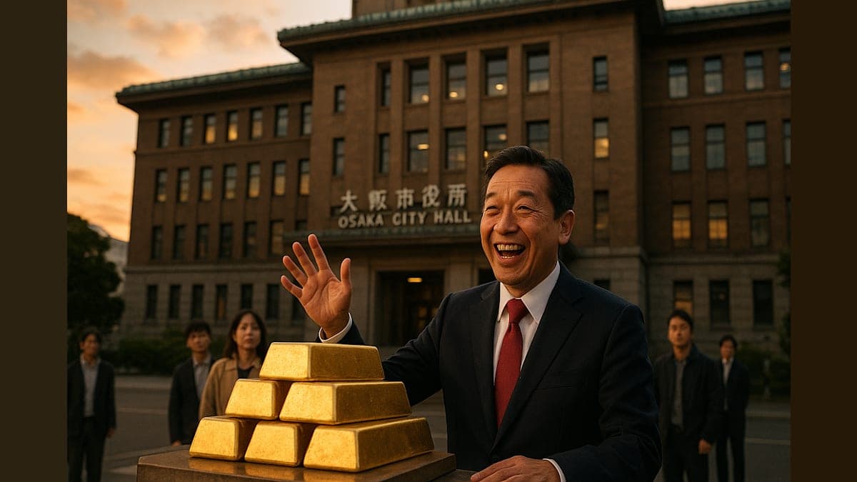 Gold Bars for Pipes: Osaka Gets a Glittering Upgrade!