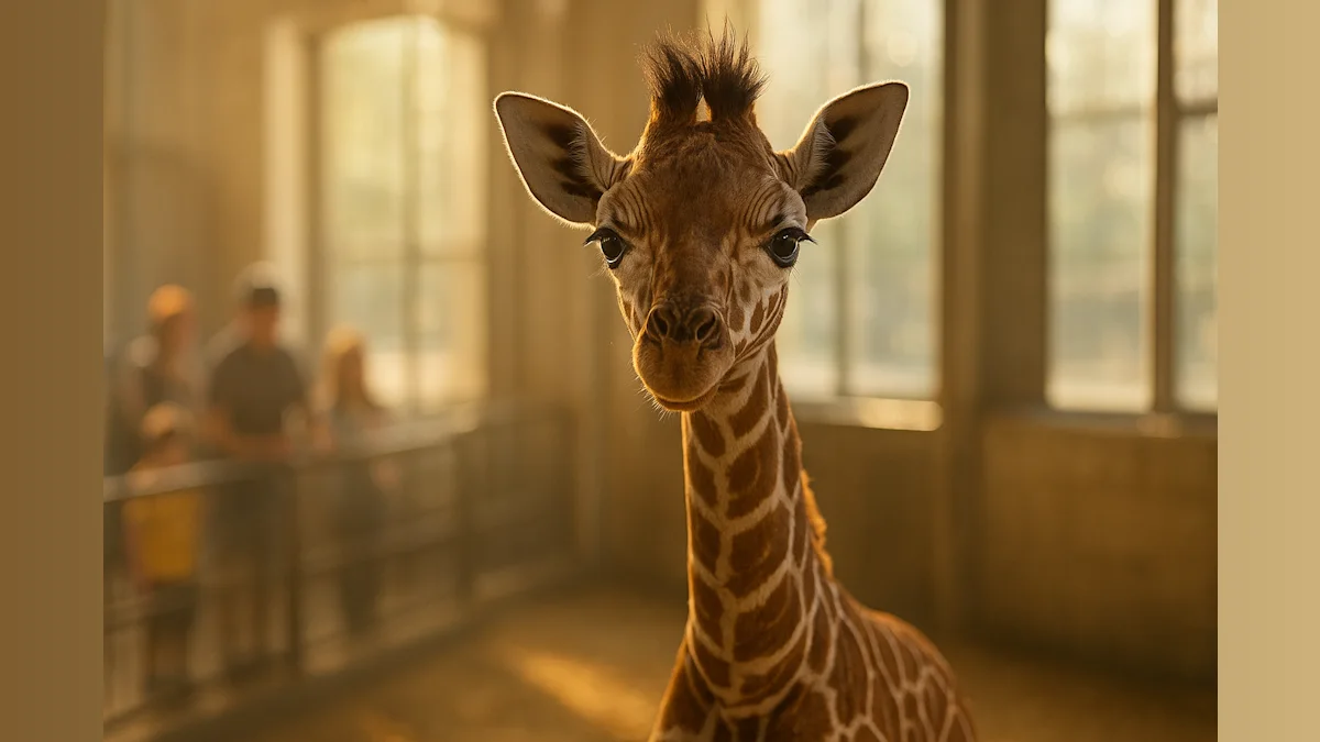 Meet Eugene: The Baby Giraffe Whose Hairdo Is Turning Heads at the Zoo!