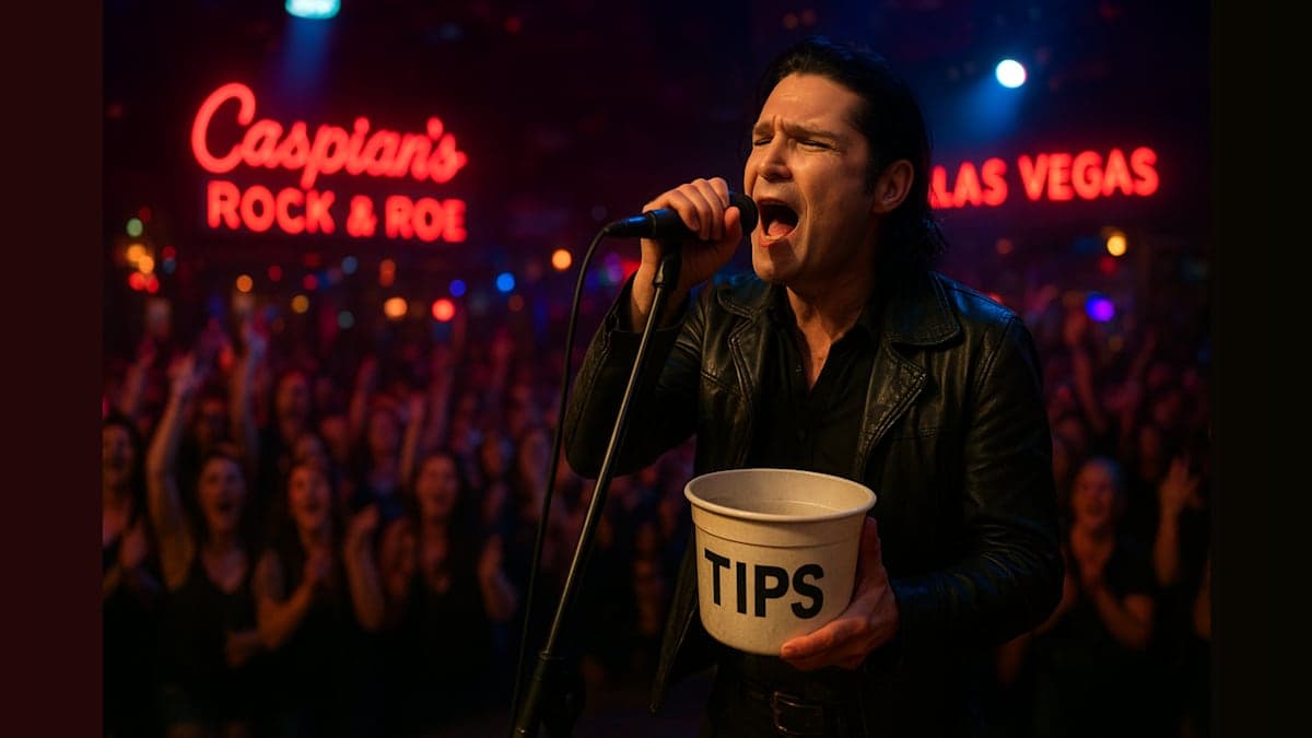 Corey Feldman's Surprise Vegas Gig Hits All the Right Notes!