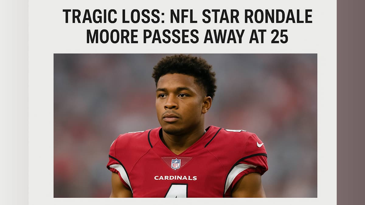 Tragic Loss: NFL Star Rondale Moore Passes Away at 25