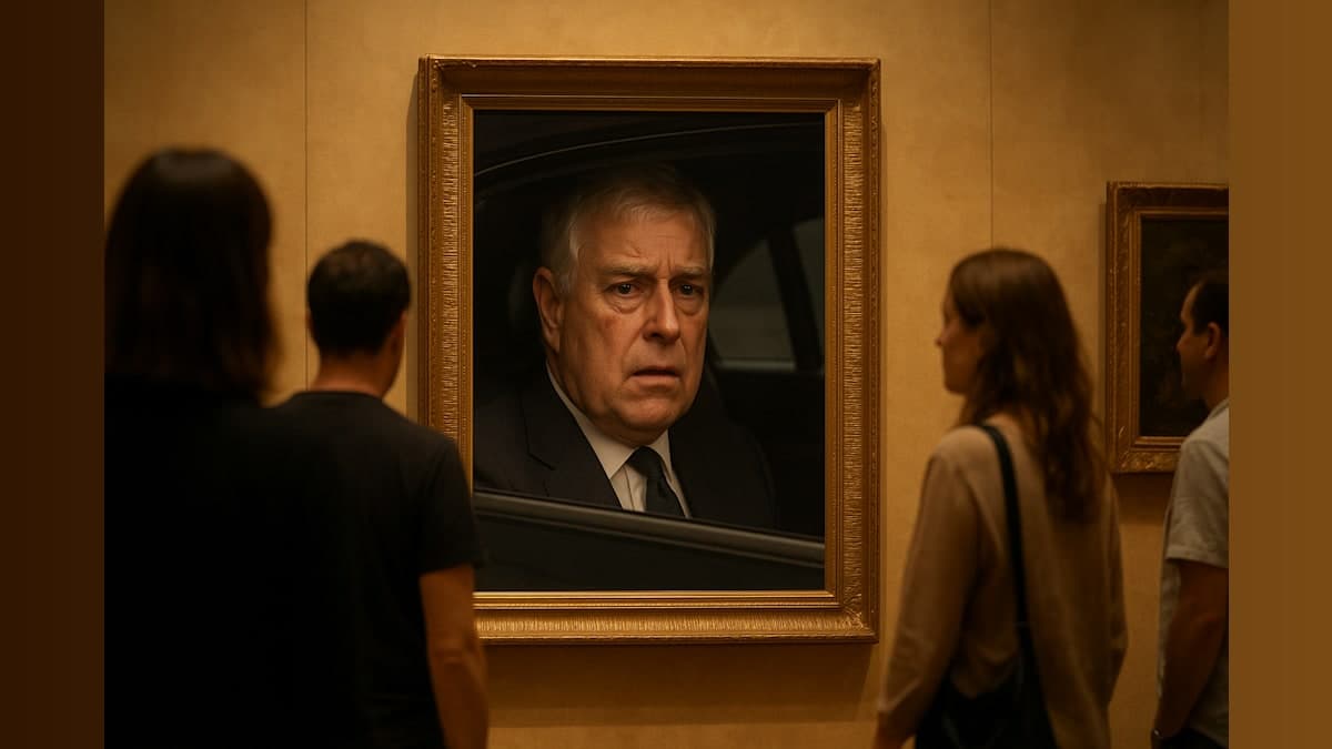 From Royalty to Art: Ex-Prince Andrew's Infamous Photo Takes Center Stage at the Louvre!